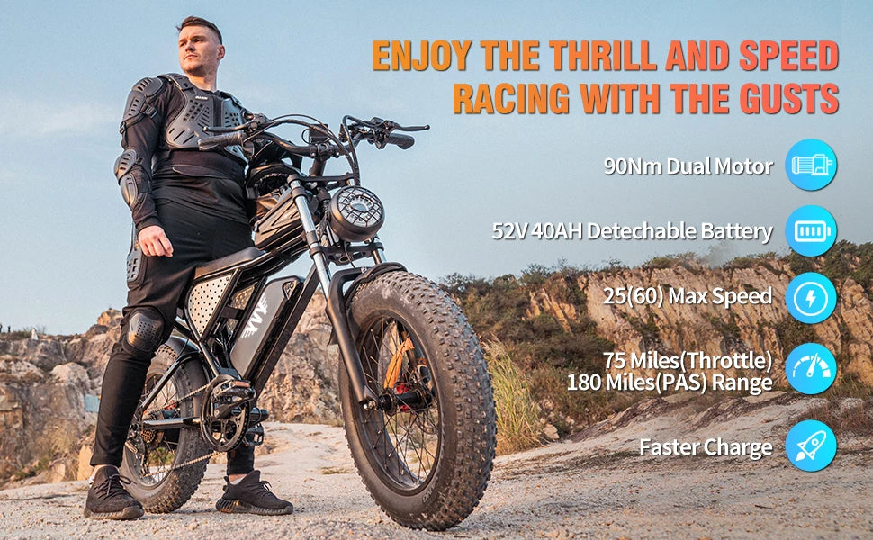 Fat Tire Mountain Bike