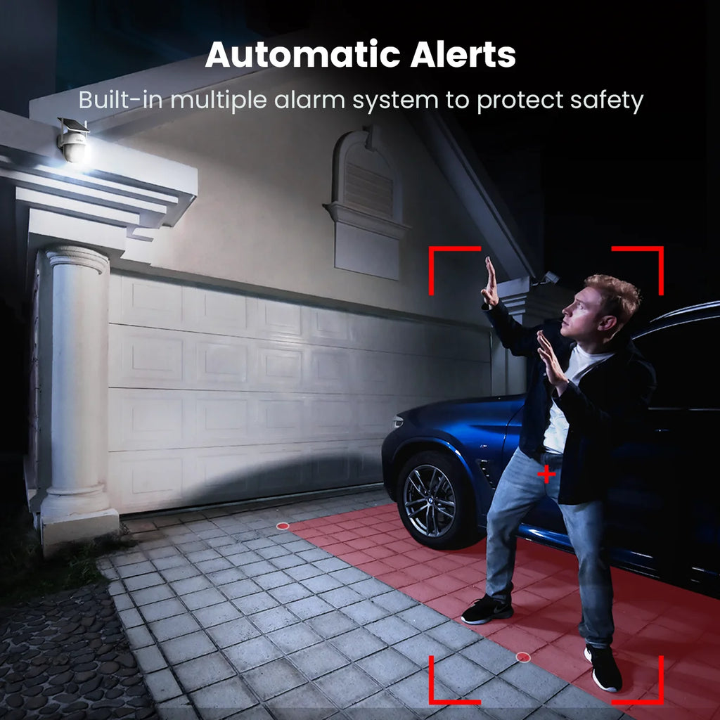 Solar Security Camera With Panel