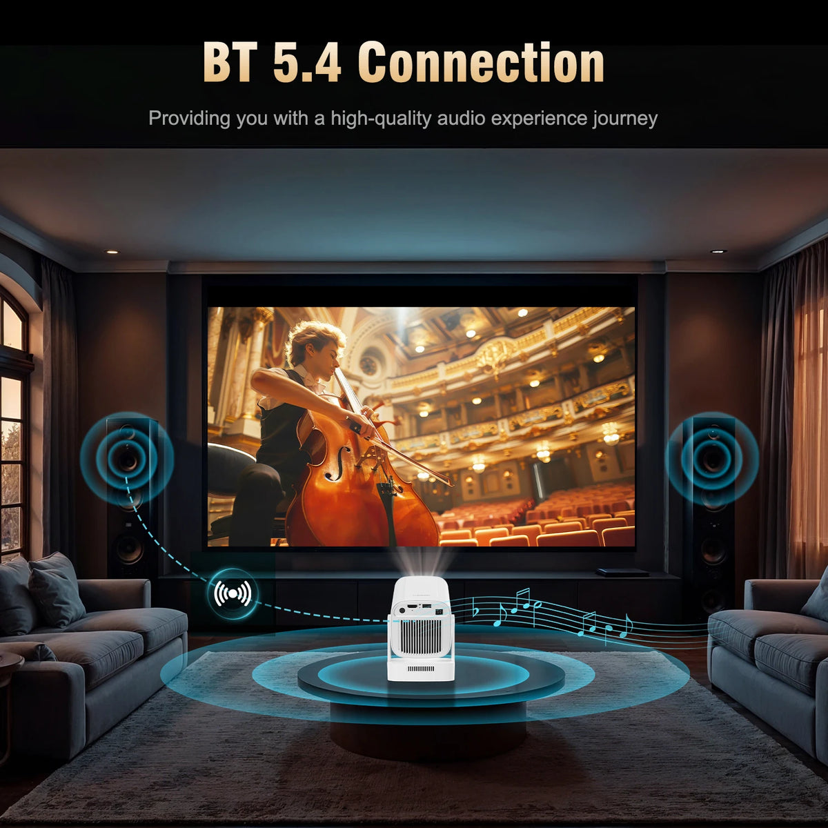 Auto Focus Home Projector