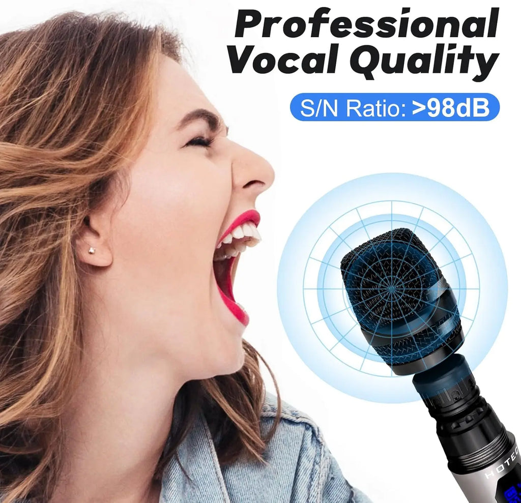 Dual UHF Wireless Microphones
