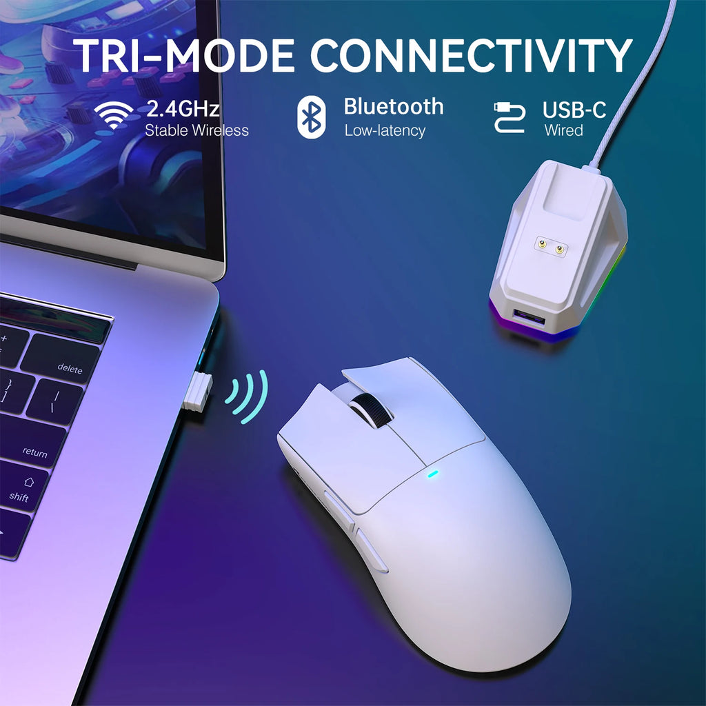 Wireless Gaming Mouse With Backlight Charging