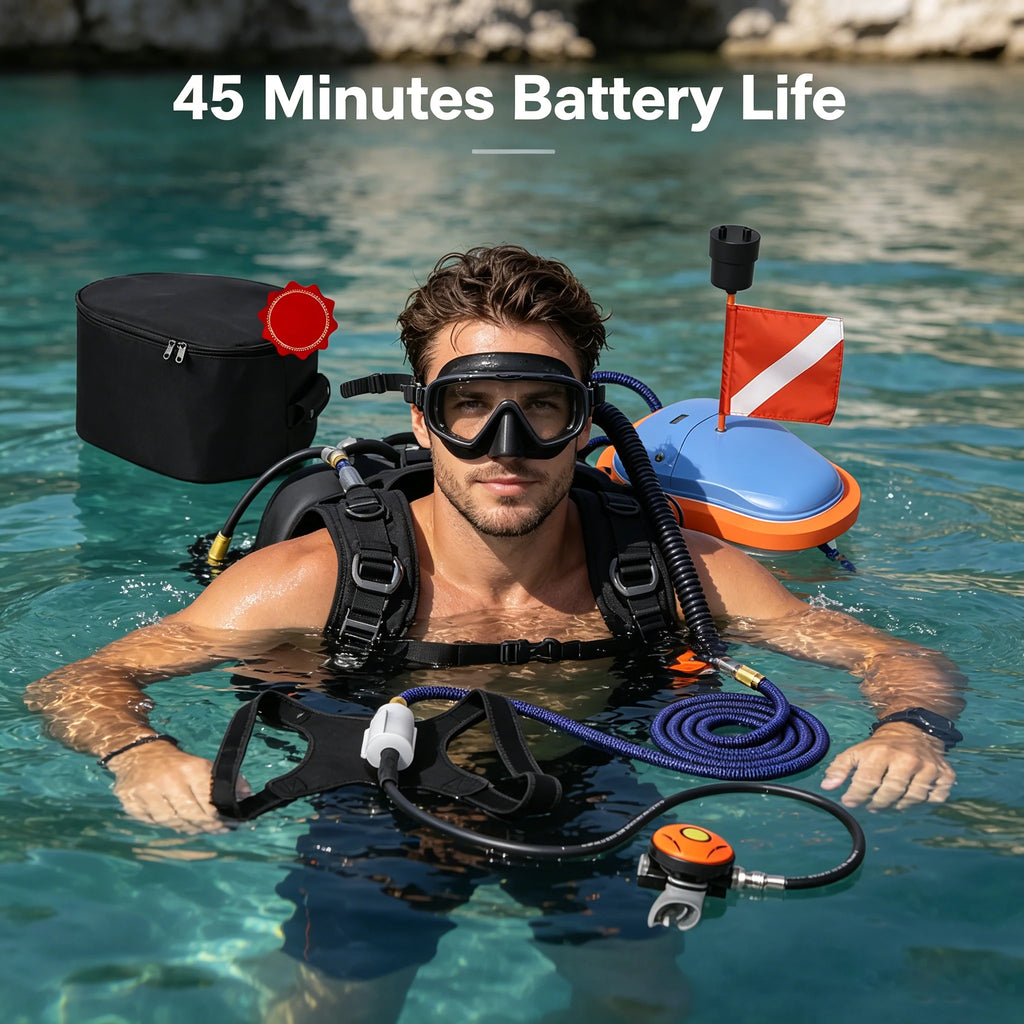 Portable Tank-less Scuba Diving Ventilator