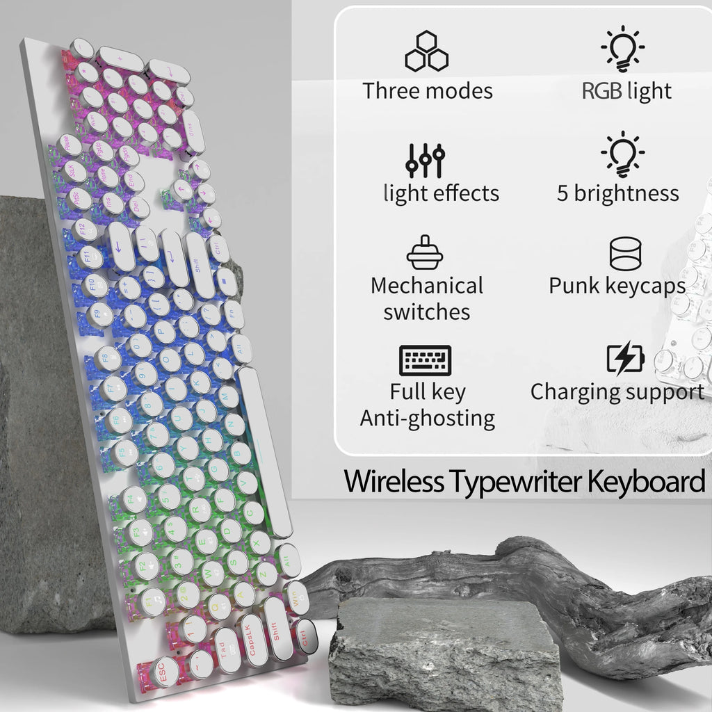 Wireless Punk Mechanical Keyboard