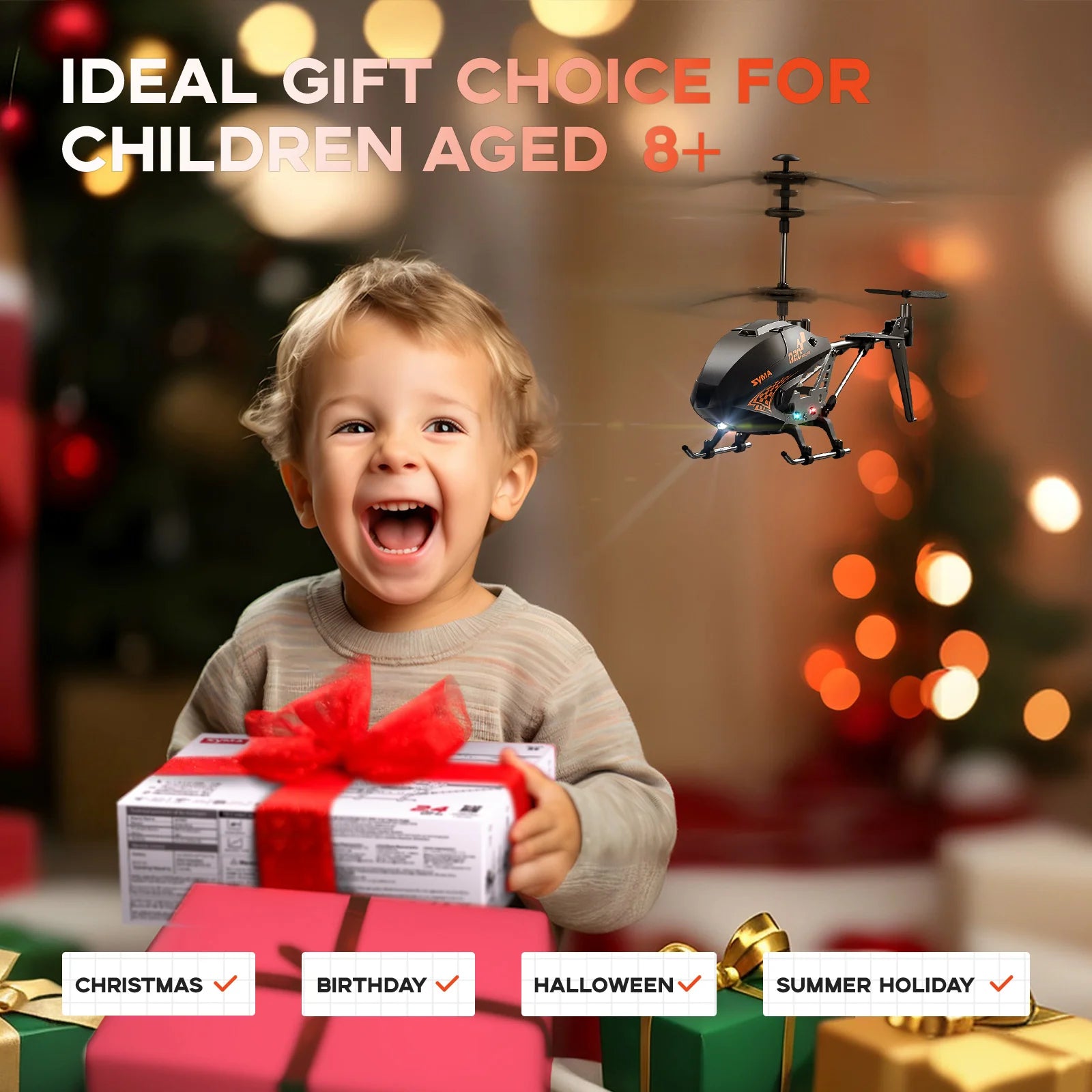 SYMA Remote Controlled Helicopter Q20 RC Aircraft with Altitude Hold, One Key take Off/Landing, 3.5 Channel, Gyro Stabilizer