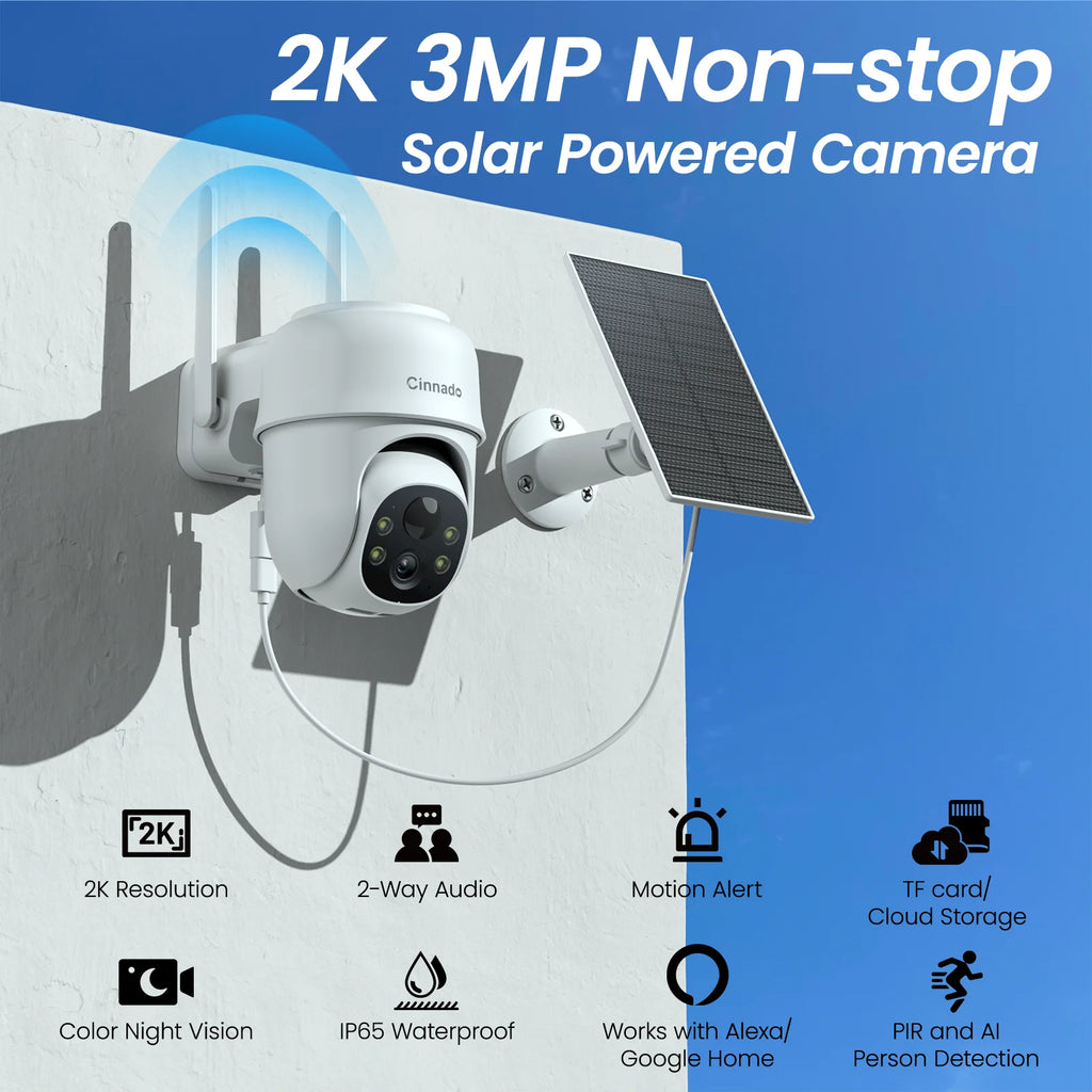 Solar/Battery Powered Security Cameras