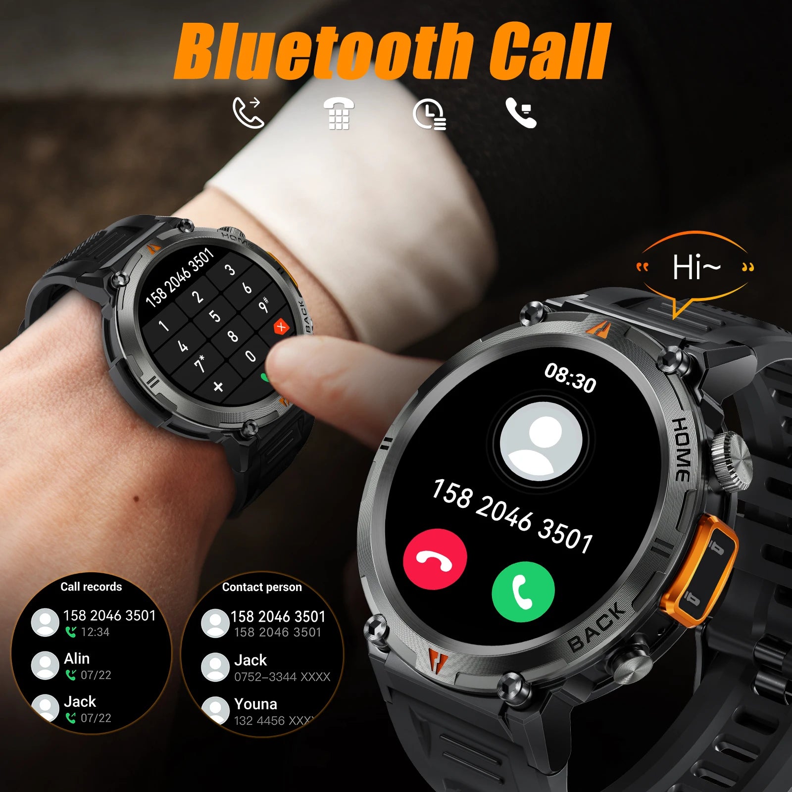Bluetooth Call Smartwatch for Men