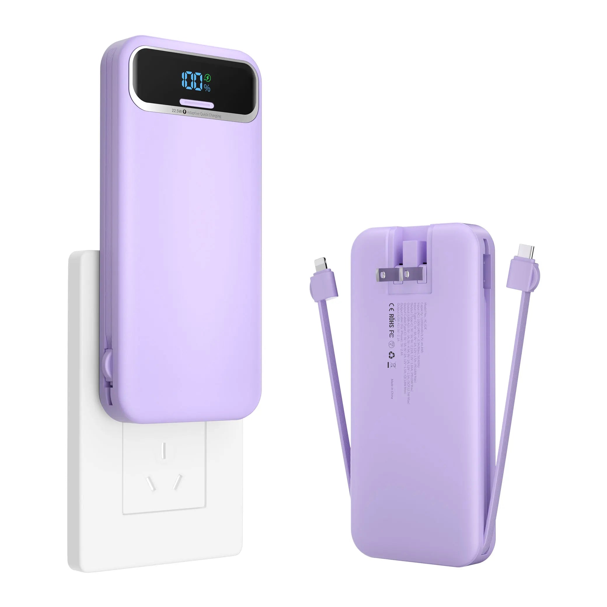 Power Bank with AC Plug