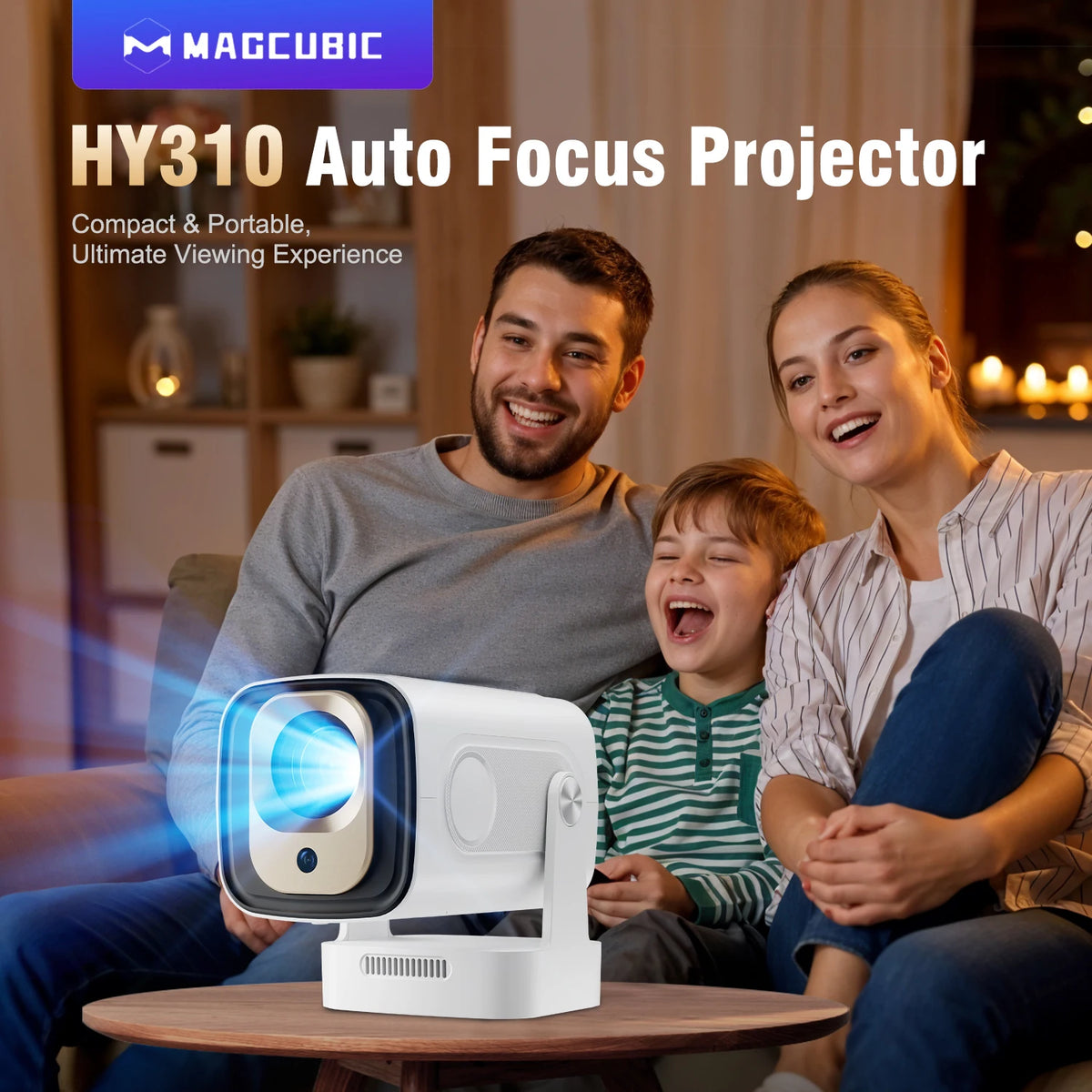 Auto Focus Home Projector