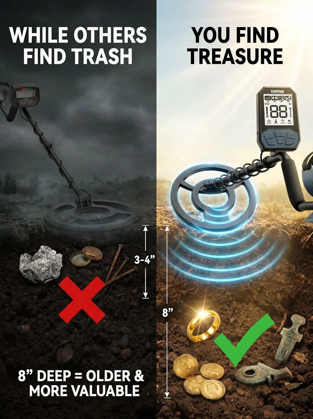 Professional Metal Detector for Adults