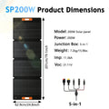 200W Portable Solar Panel