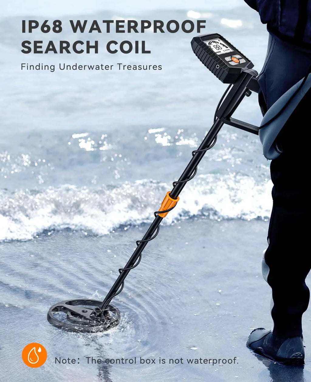 8" Professional Metal Detector for Adults