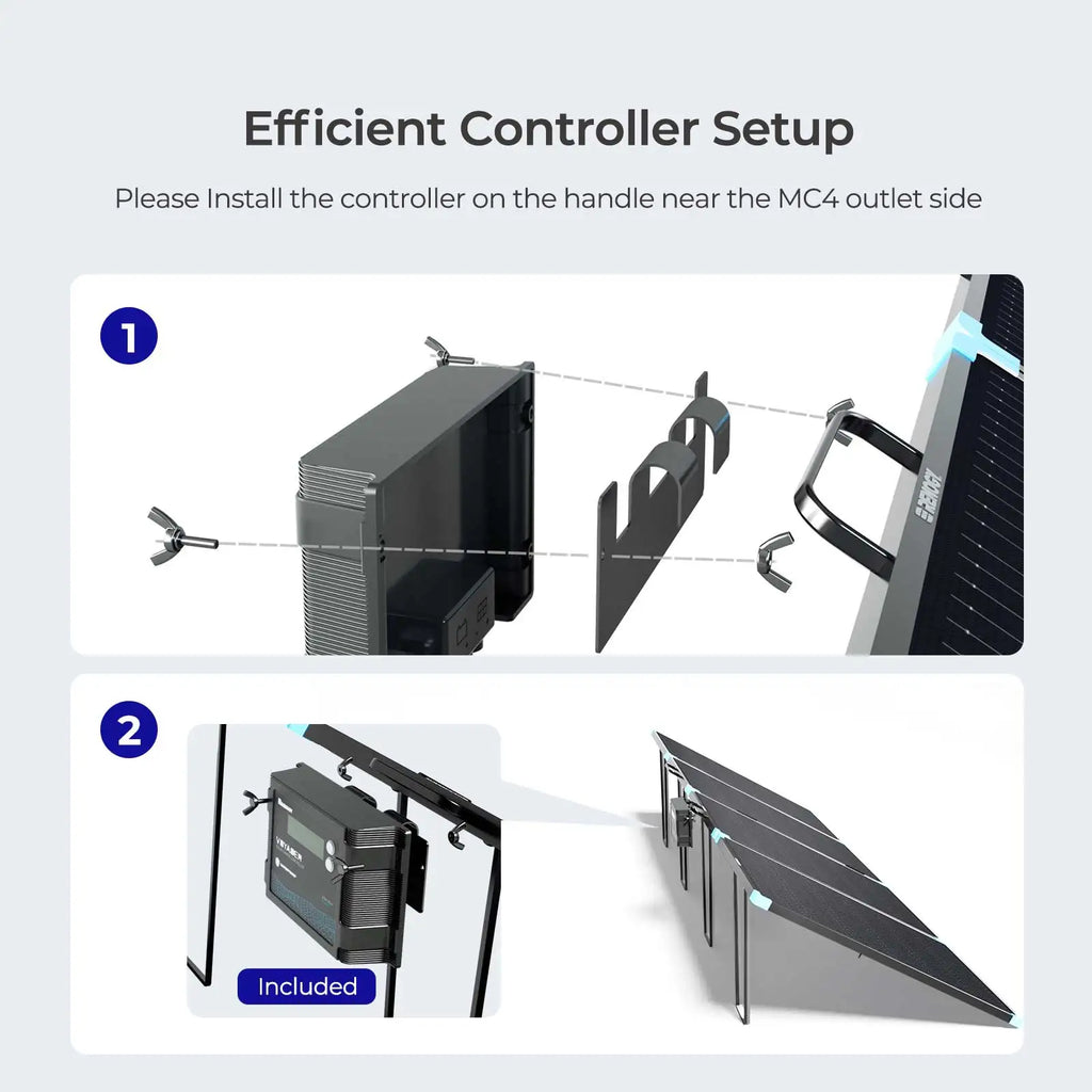 220W Foldable Solar Panel Suitcase