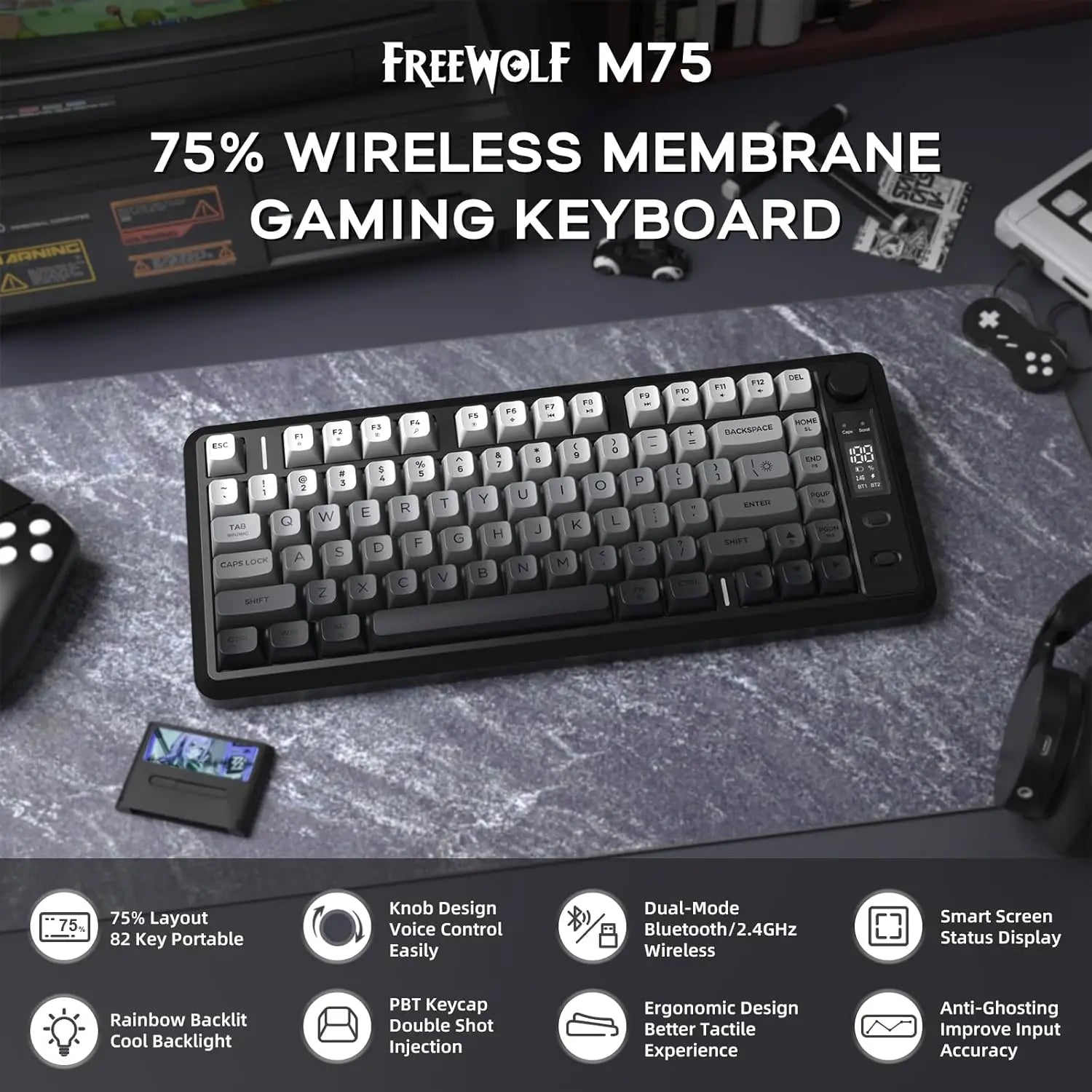 Wireless Gaming Keyboard