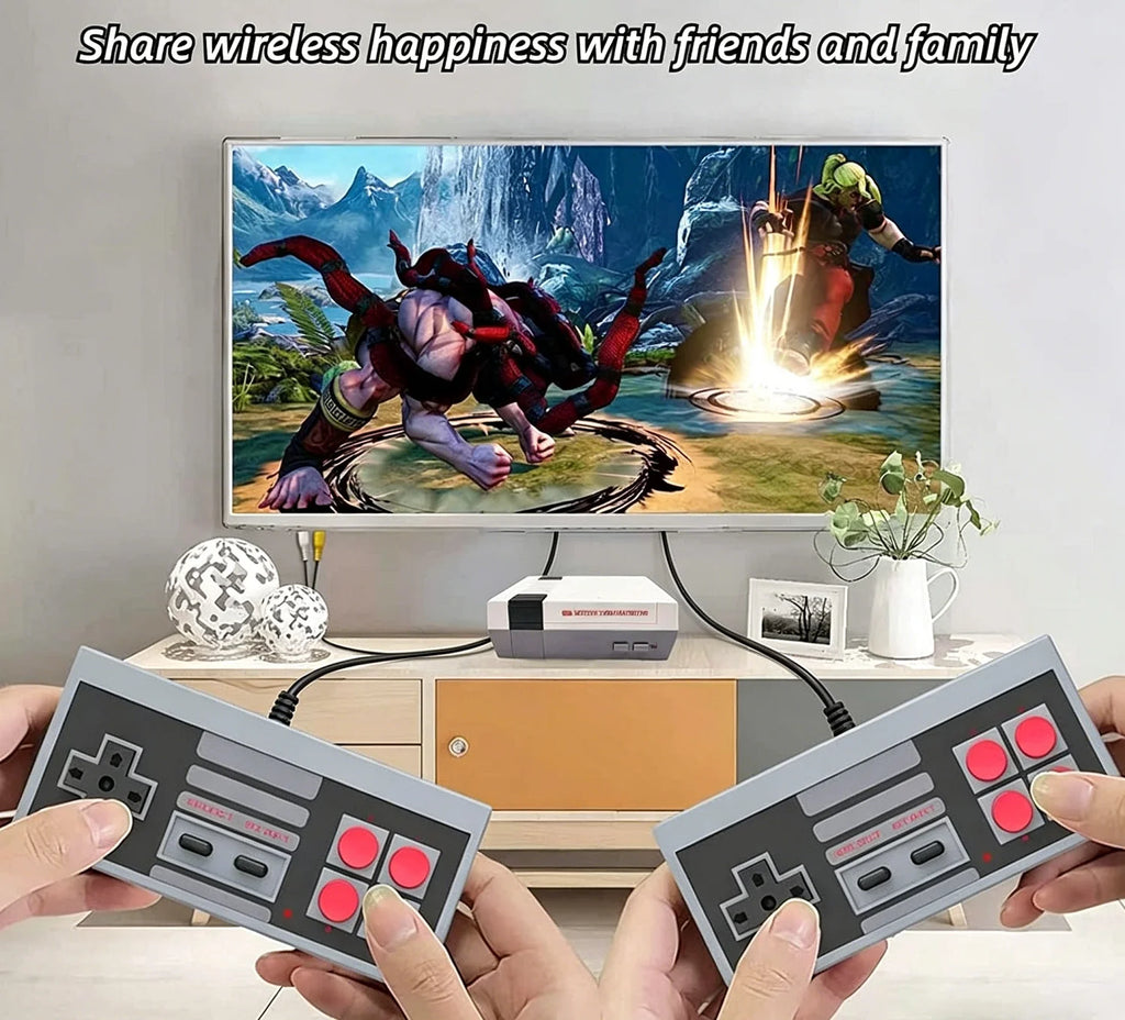 Retro Game Console  with 2 Wired Controllers