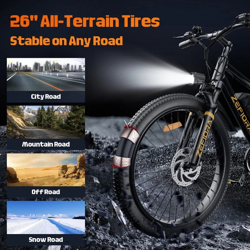 1000w Electric Mountain Bikes