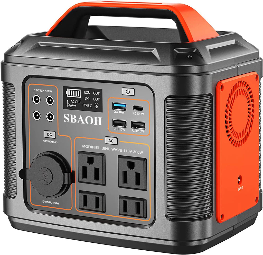 300w Portable Solar Generator