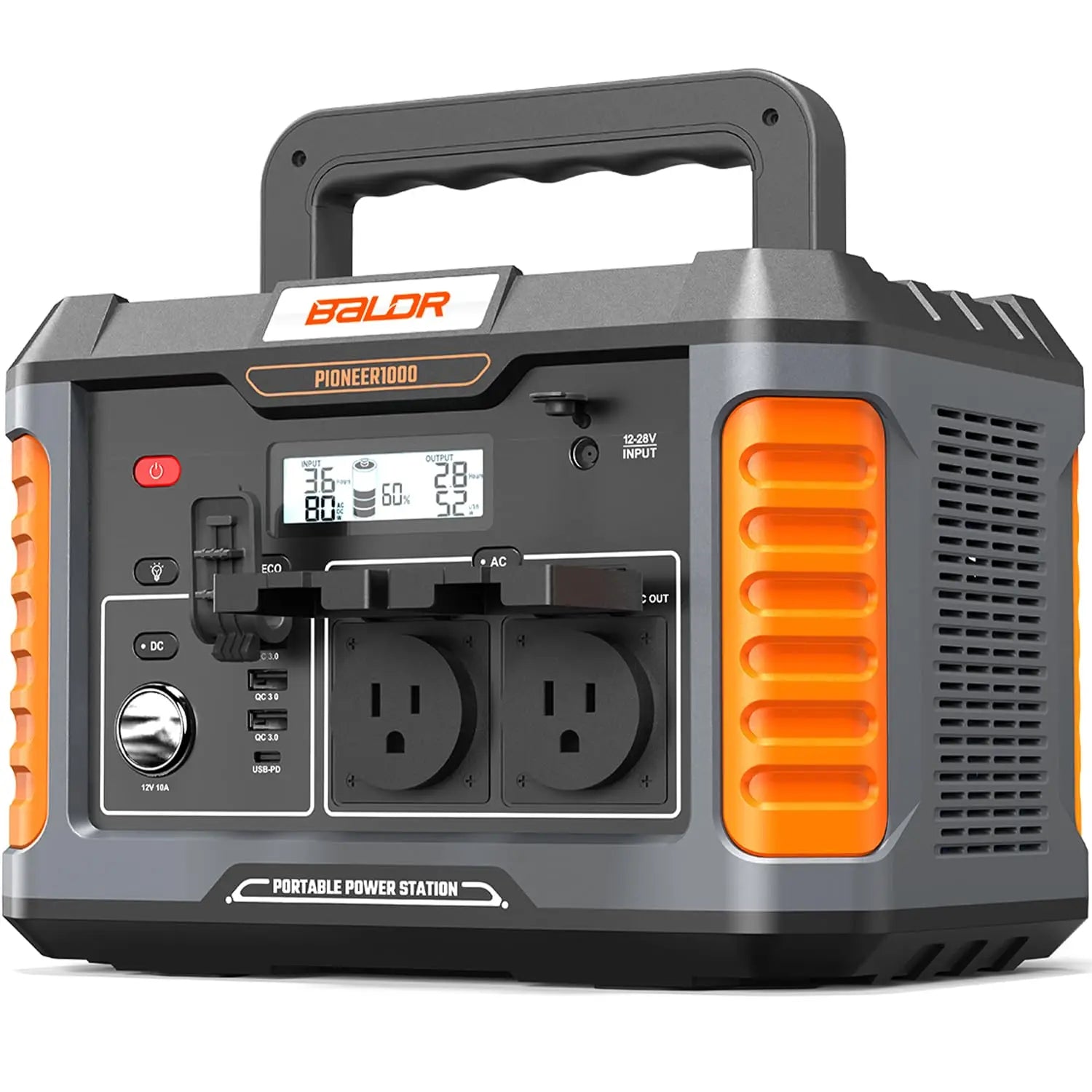 1000W  Lightweight Solar Generator