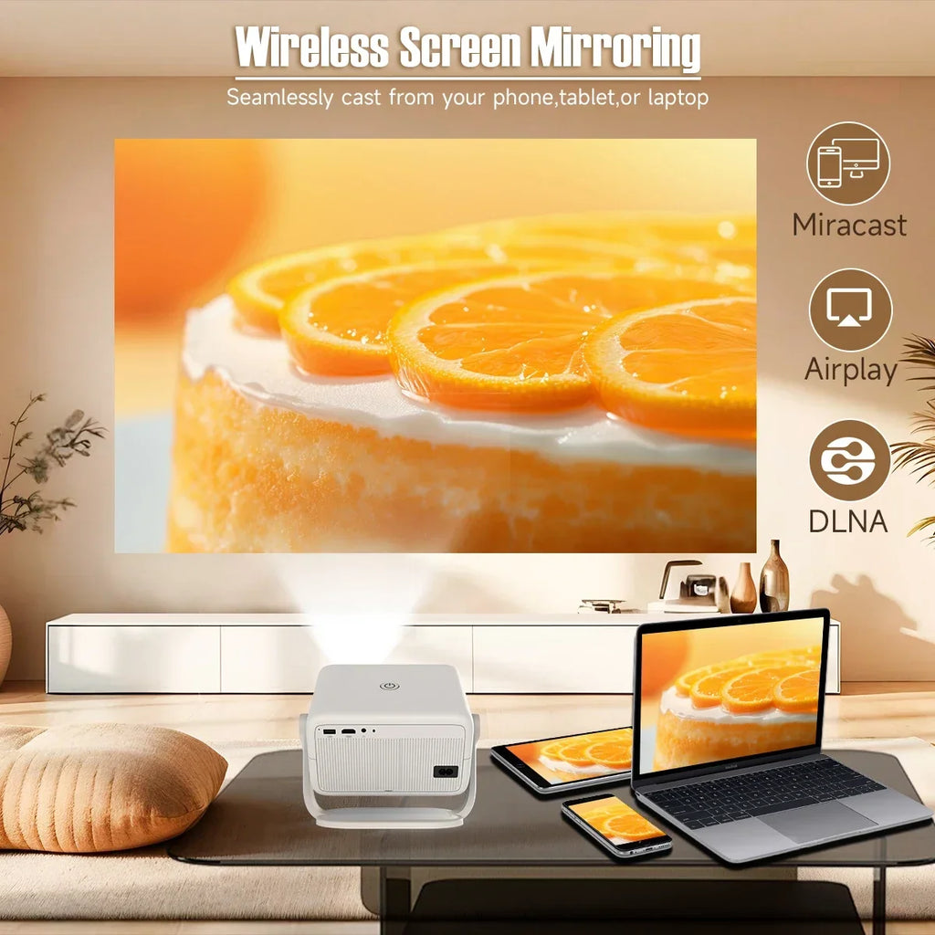 360° Portable Home Projector