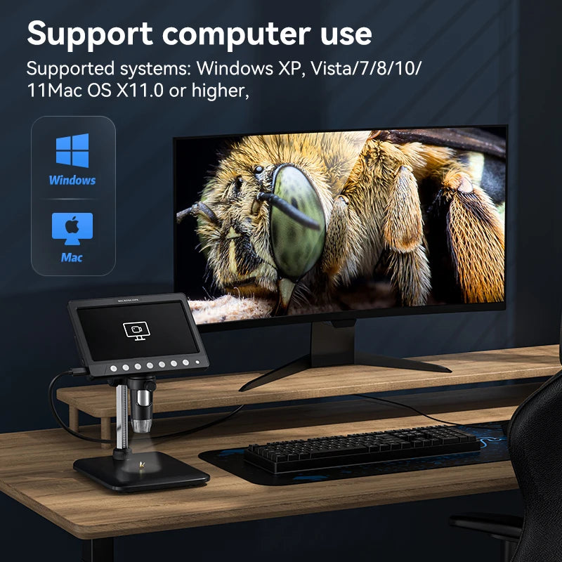 Digital Electron Microscope