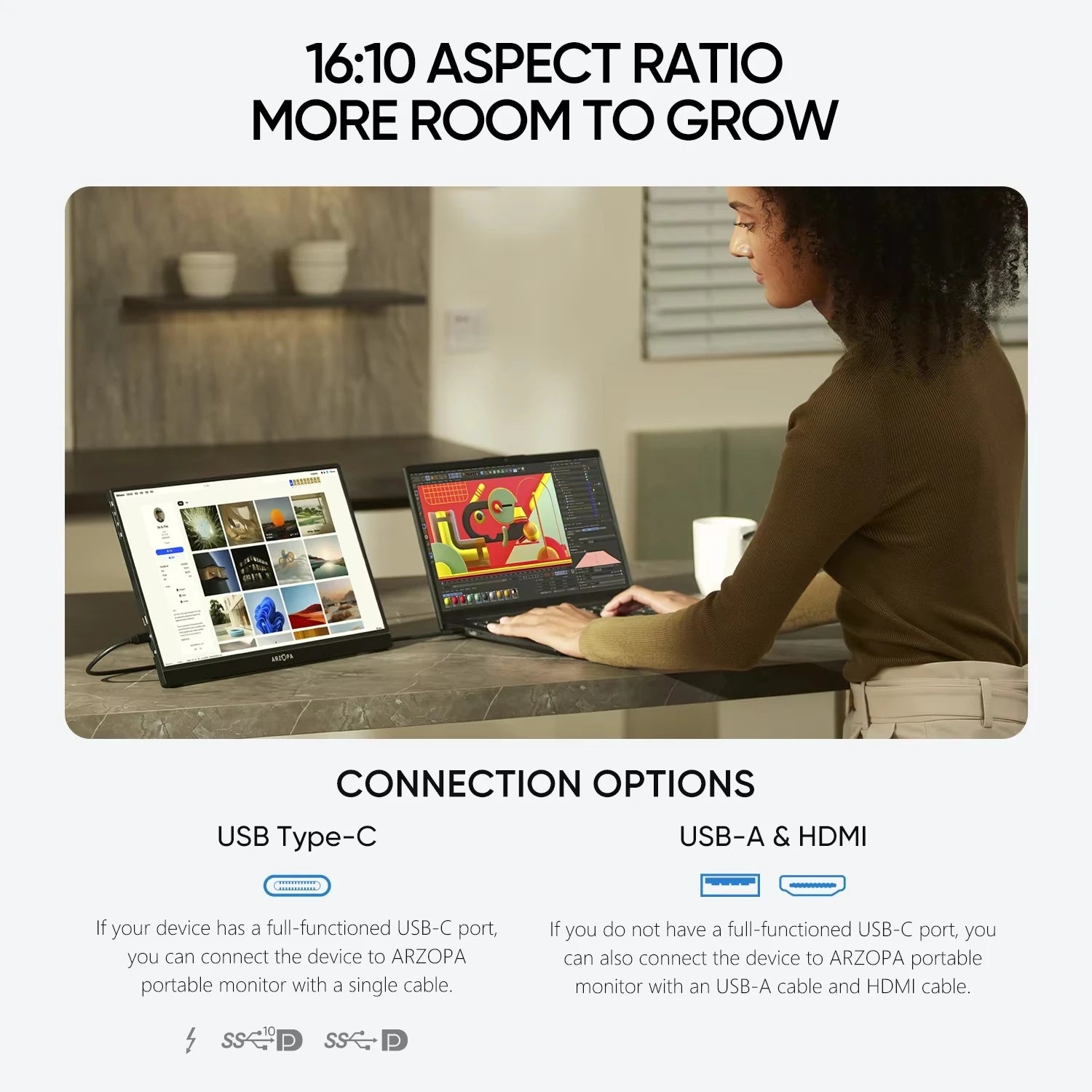 16" Portable Monitor