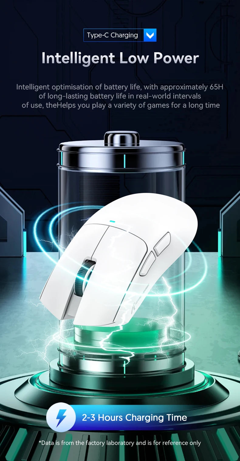 Wireless Gaming Mouse With Backlight Charging