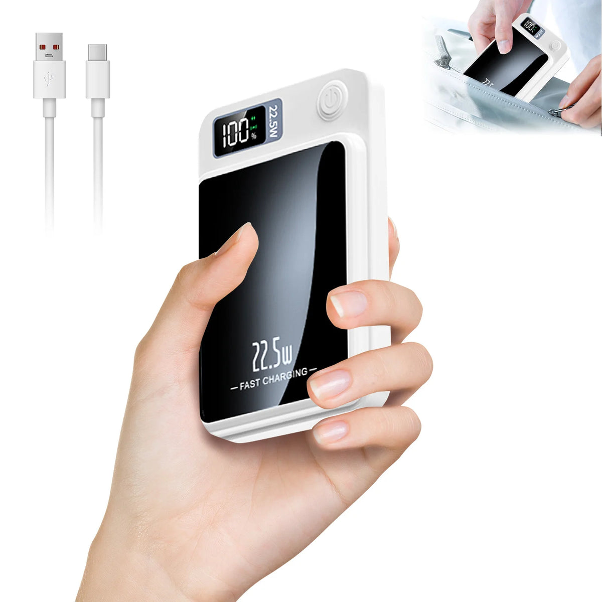 Wireless Magnetic Portable Power Bank