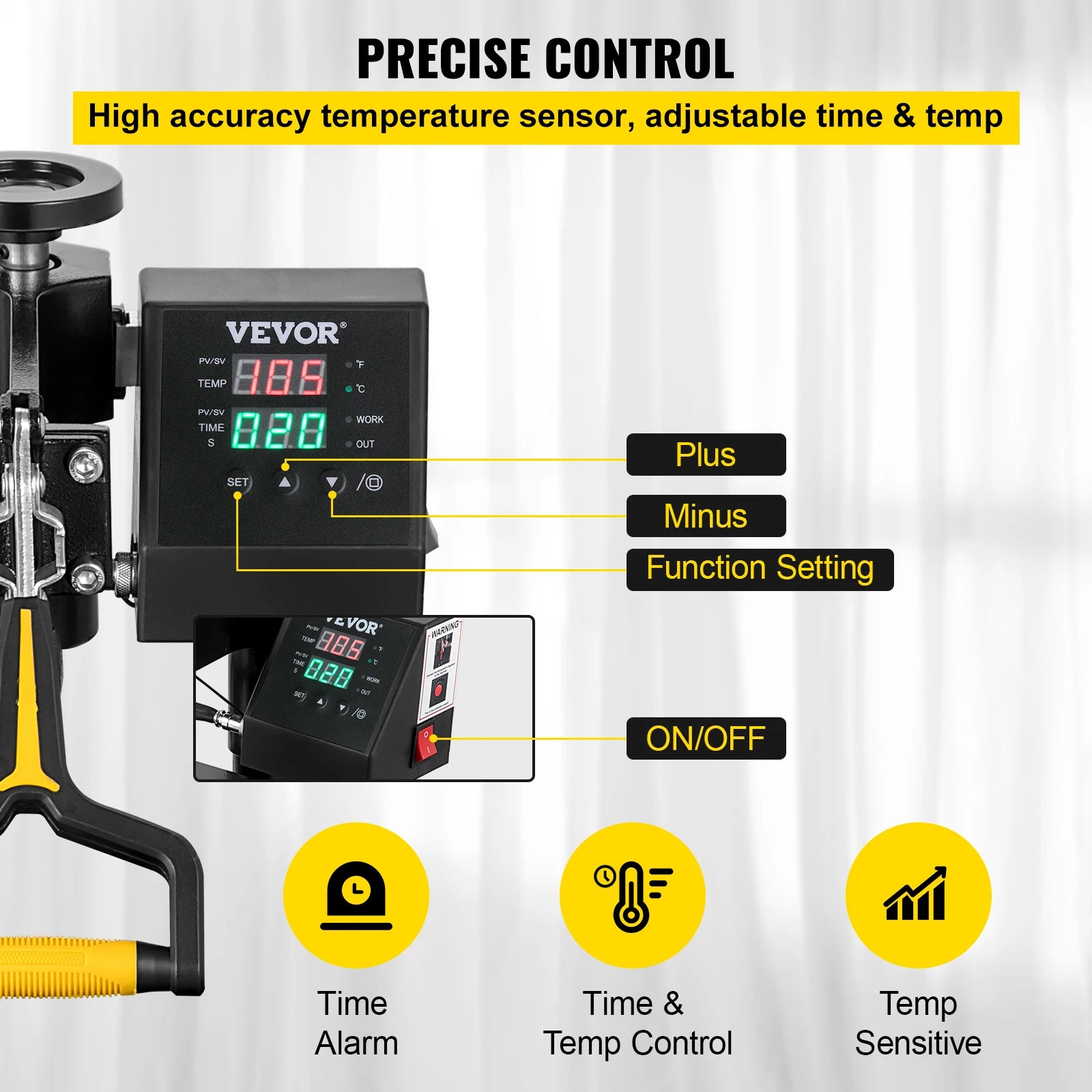Multi-functional Heat Press w/360° Swing-Away