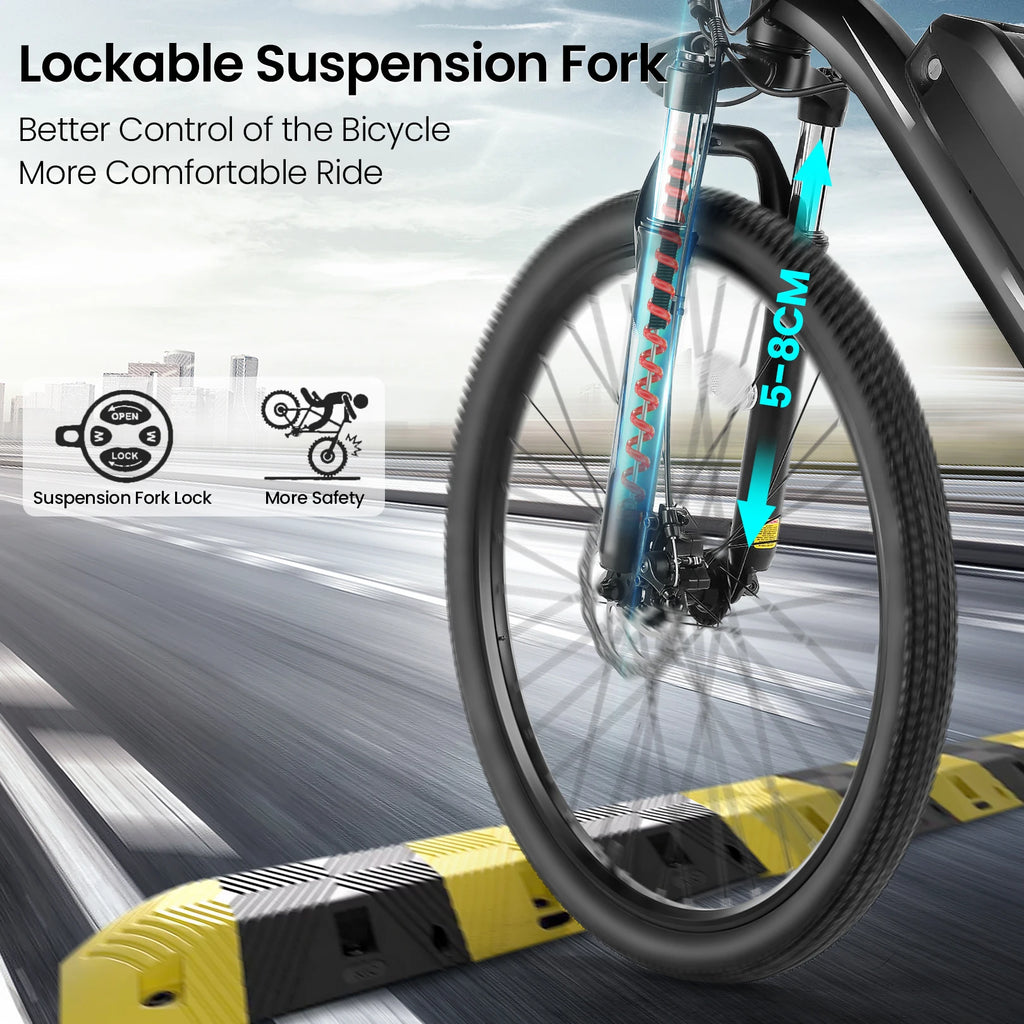 27" Electric Bike 21 Speed