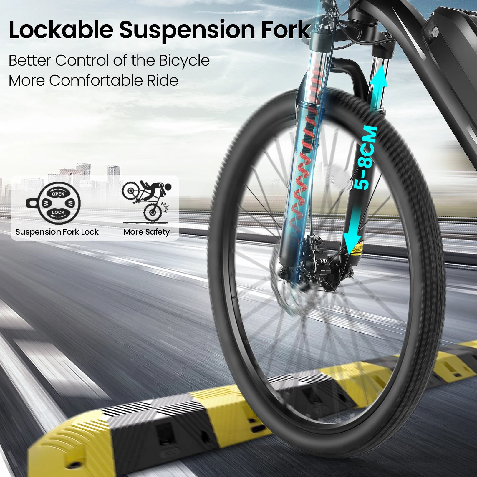 27" Electric Bike 21 Speed