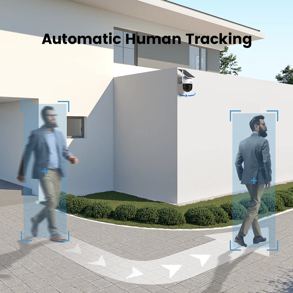 Solar Security Camera With Panel