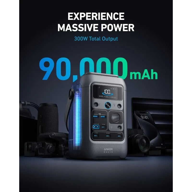 300w Solar Generator, for Camping