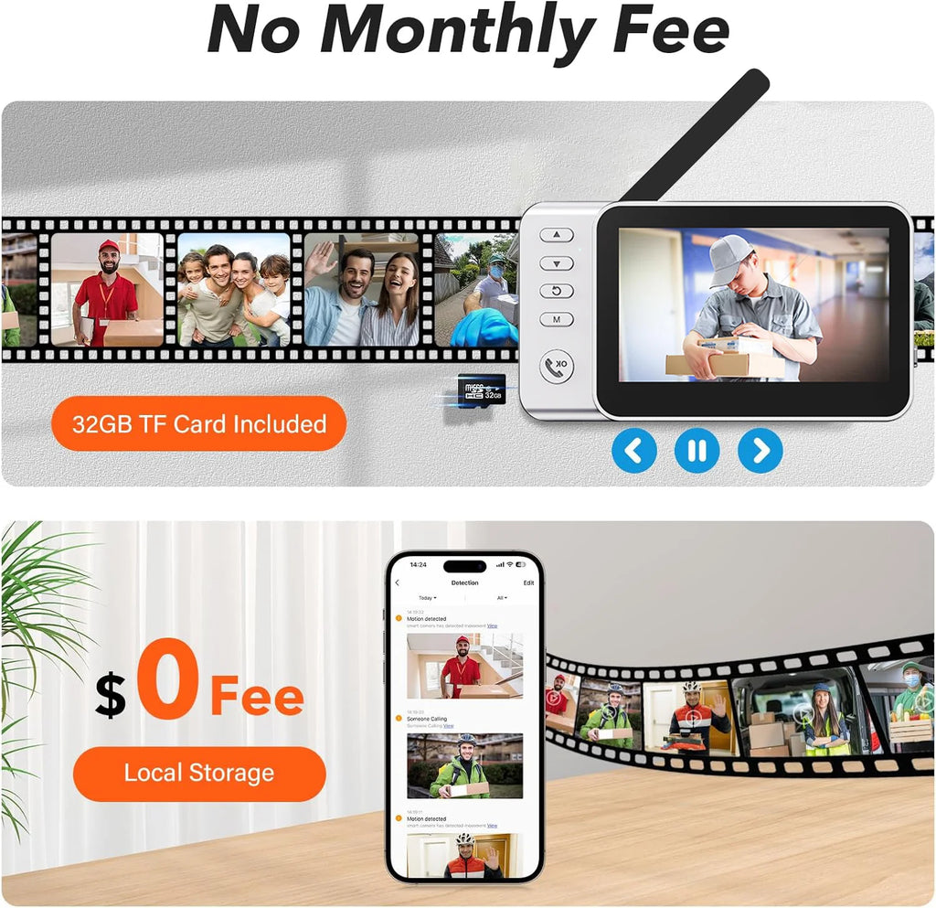 Video Doorbell Camera No Subscription