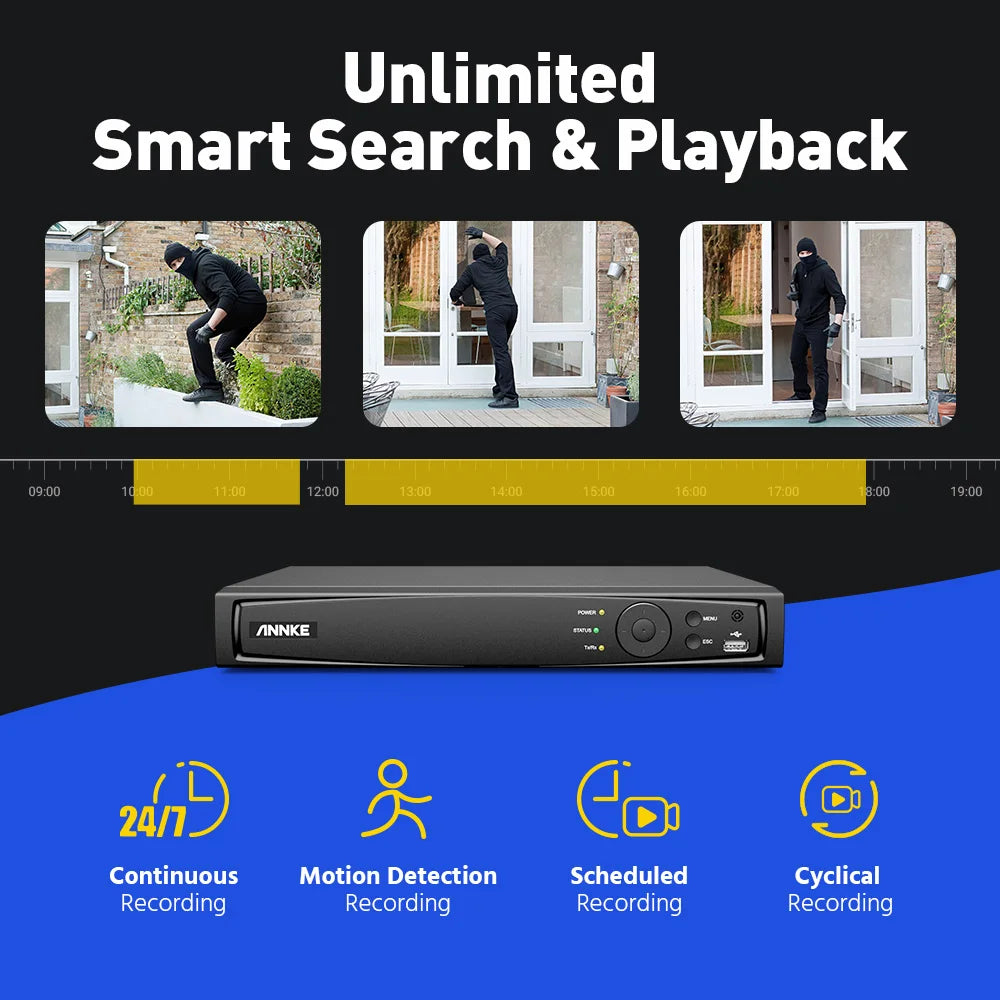 16 PC Outdoor Security Camera System
