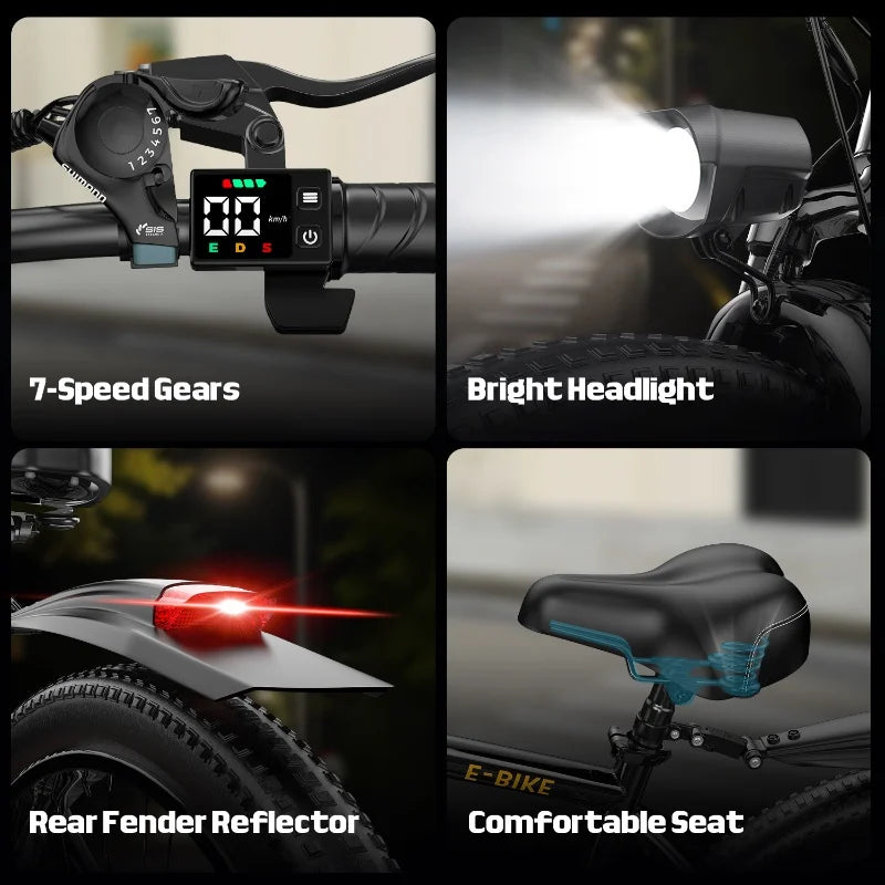 1000w Electric Mountain Bikes