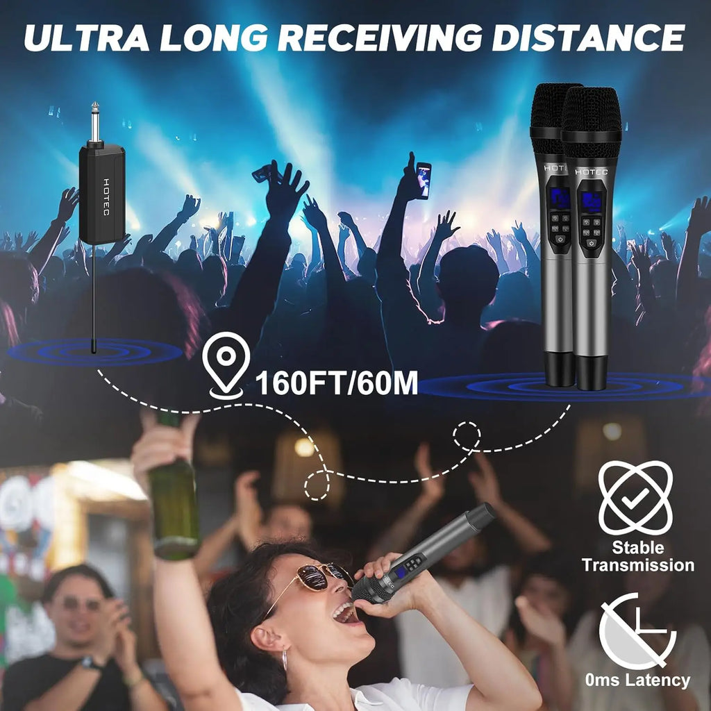 Dual UHF Wireless Microphones