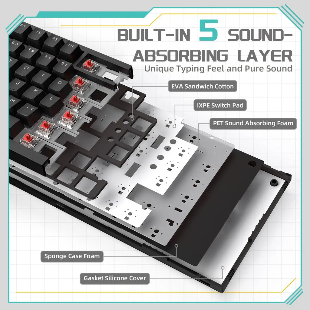 Wired Mechanical Gaming Keyboard
