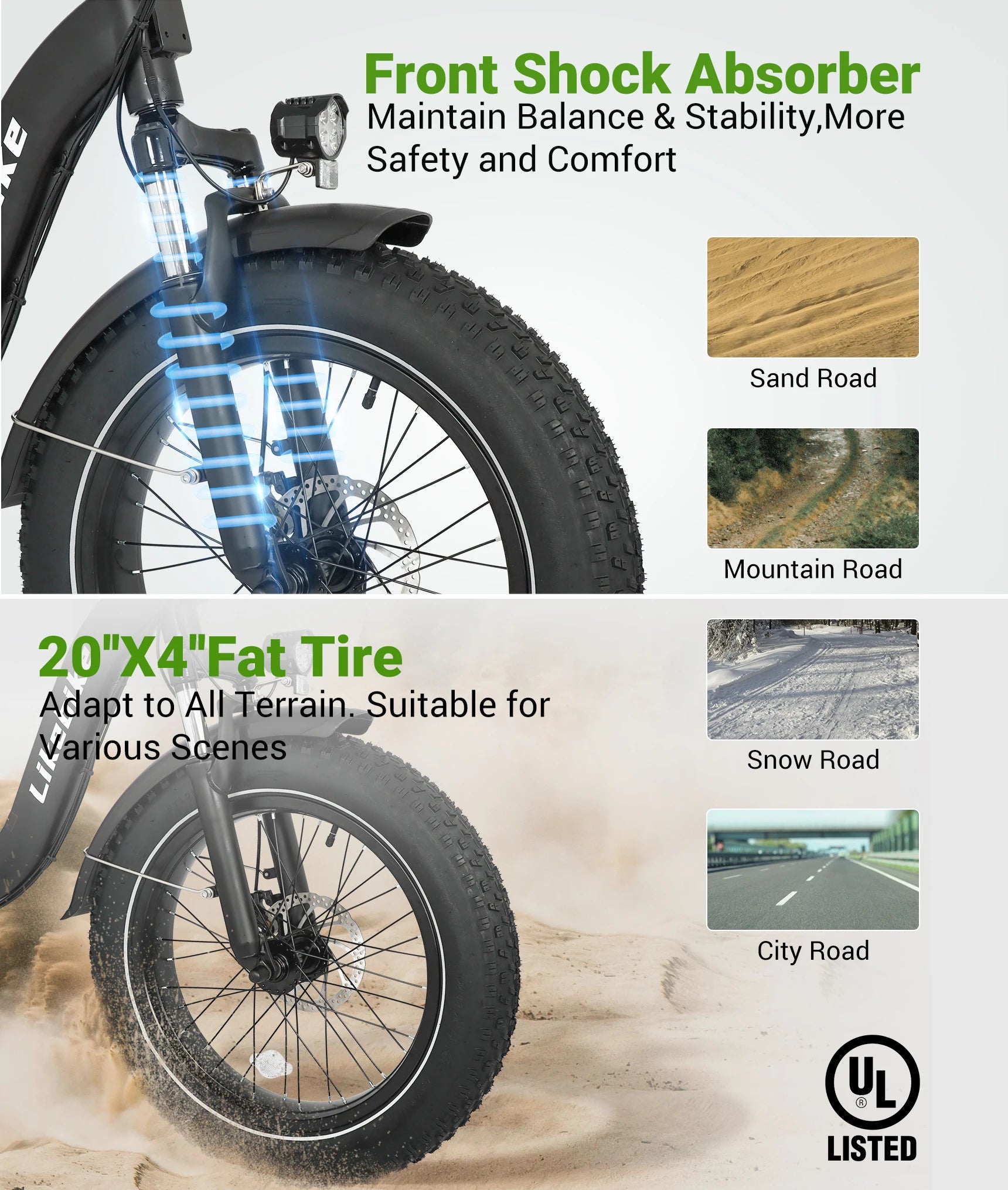 Foldable  Fat Tires Electric Bicycle