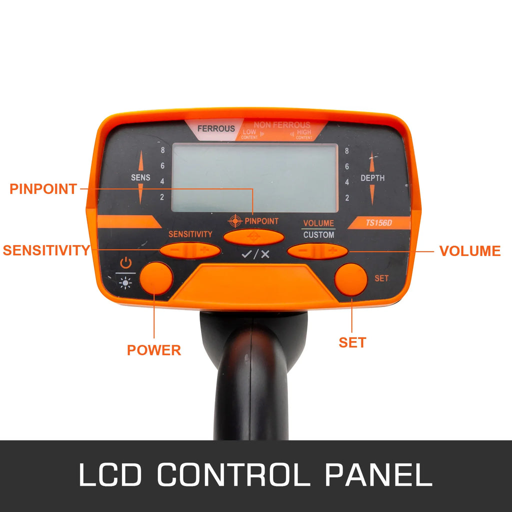Waterproof Metal Detector Waterproof Disc Underwater Underground High Accuracy Sensitive LCD Display Humanity for Adults Children