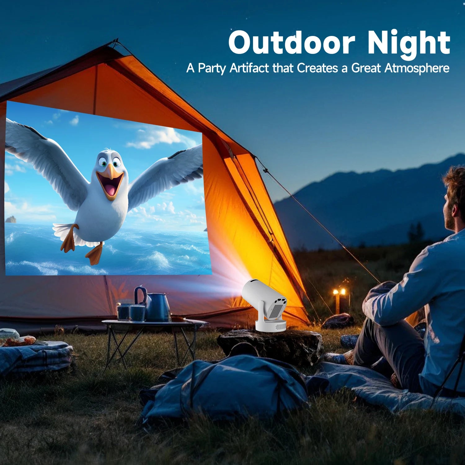 Outdoor Video Home Theater Projector