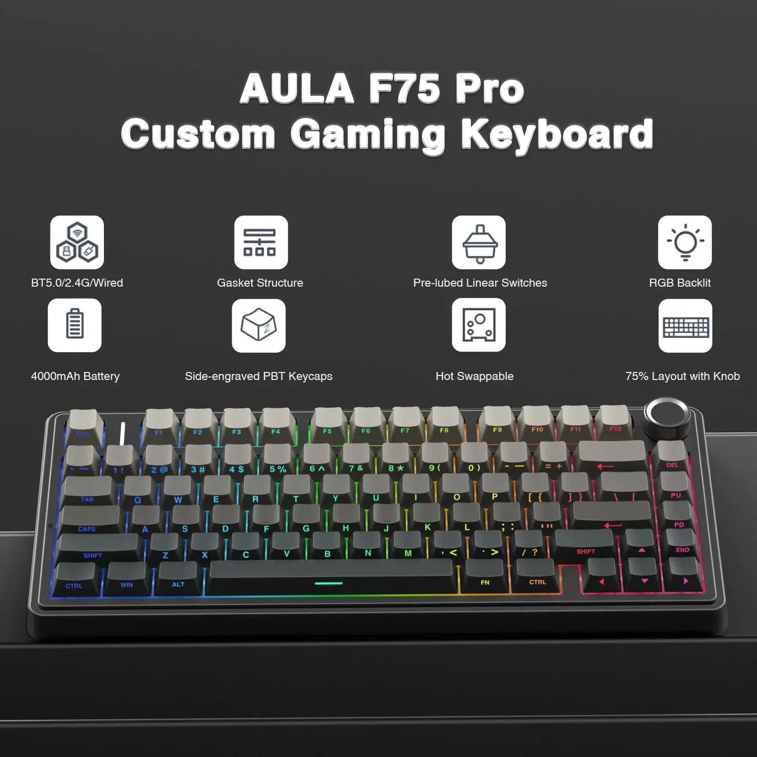 Wireless Gaming Mechanical Keyboard