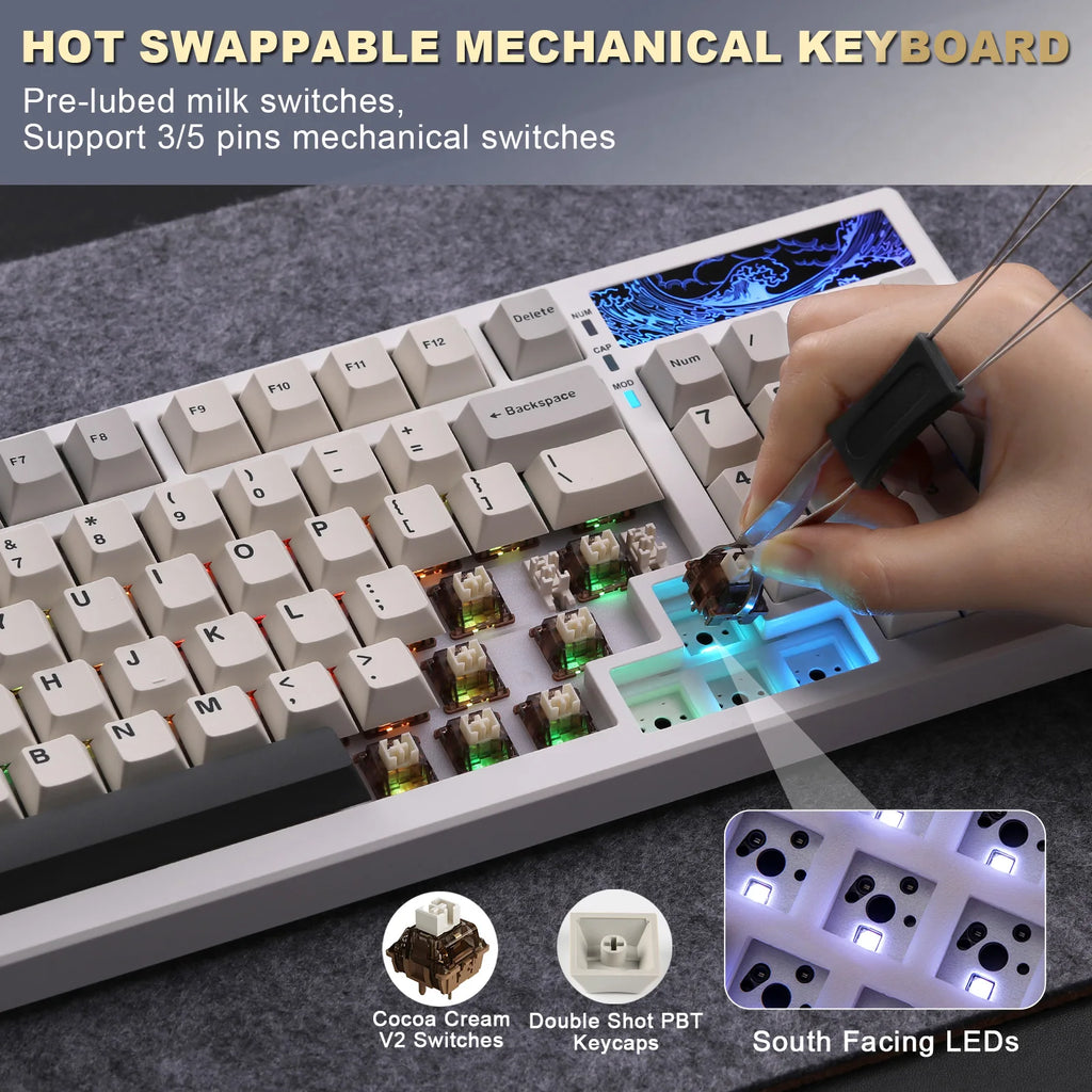 Mechanical Wireless Gaming Keyboard