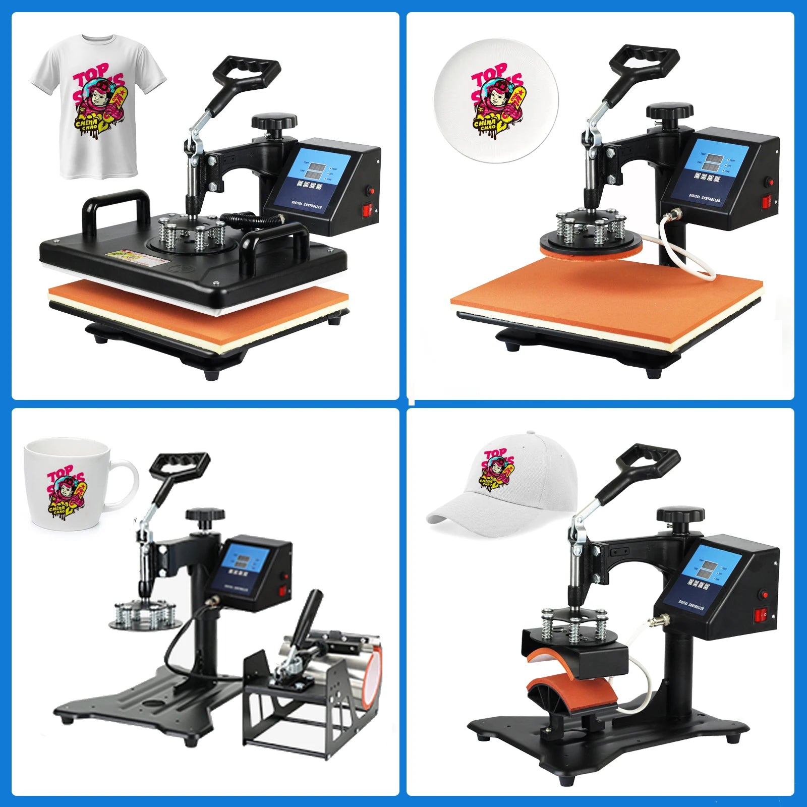 Multi-functional Heat Press Machine