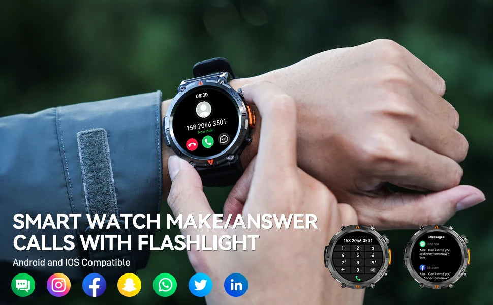 Bluetooth Call Smartwatch for Men