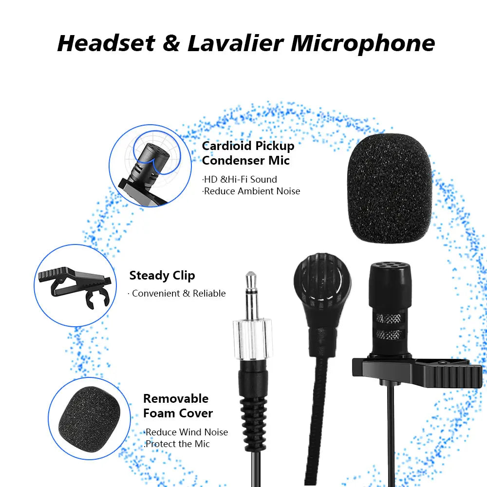 4 Channel UHF Wireless Dynamic Microphone Set