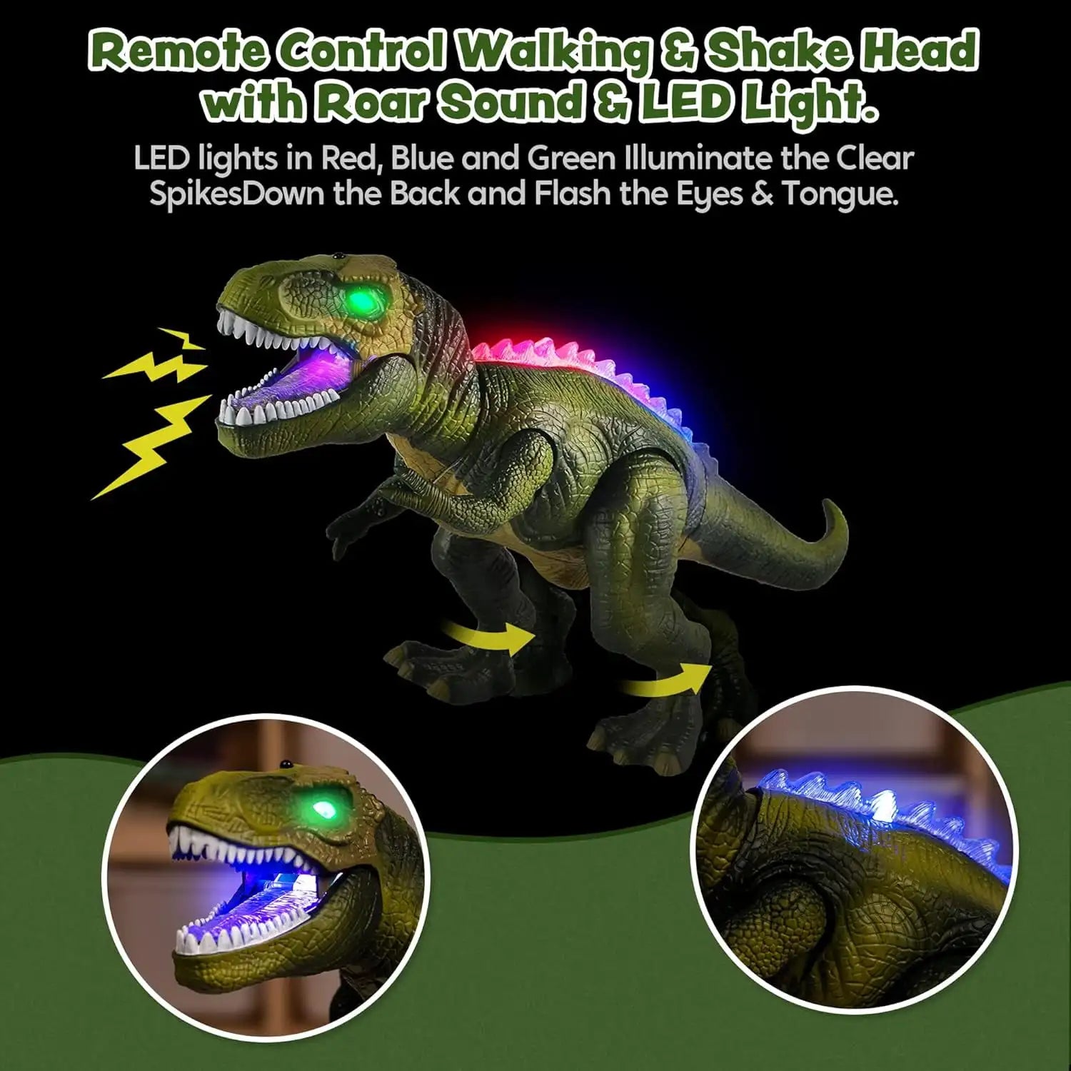 Remote Control Walking Dinosaur