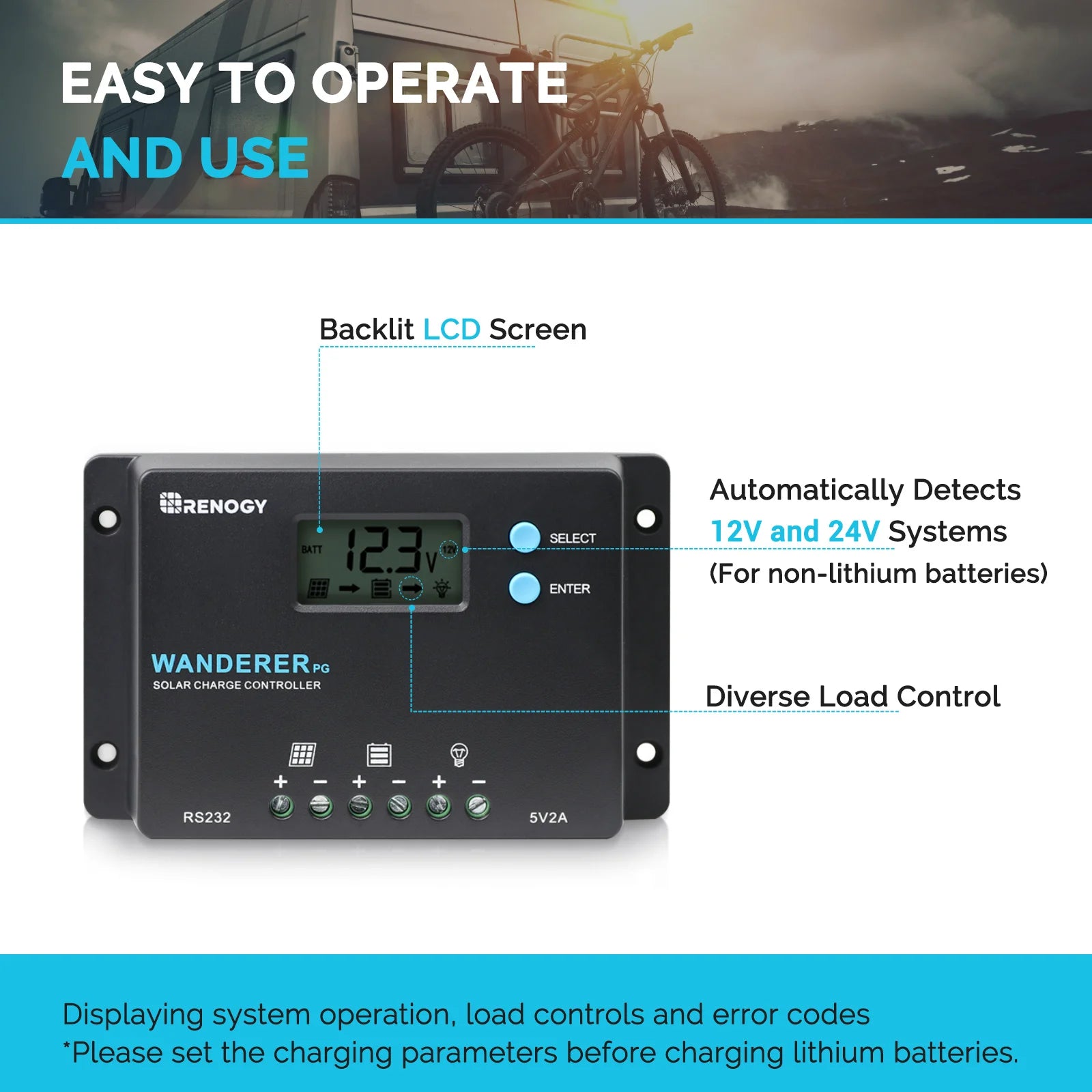 Compact Solar Charge Controller