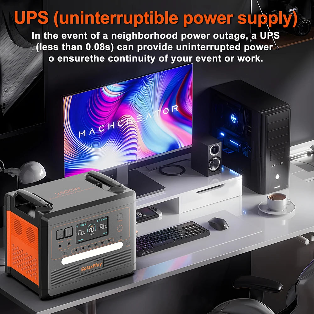 2500w Portable Solar Generator