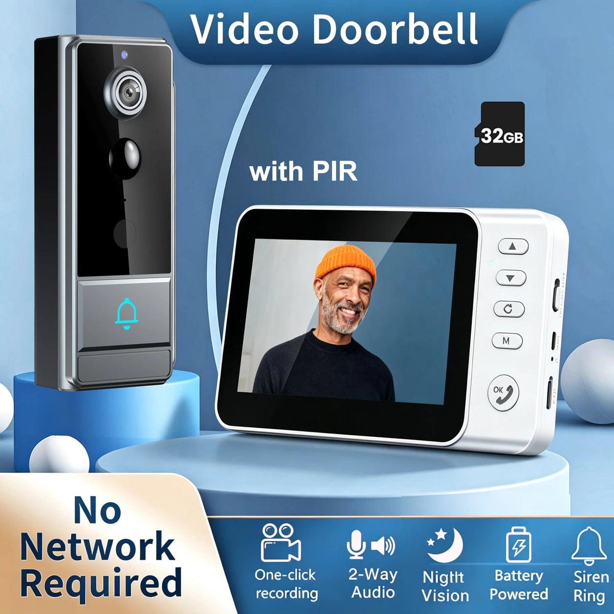 Video Doorbell Camera No Subscription