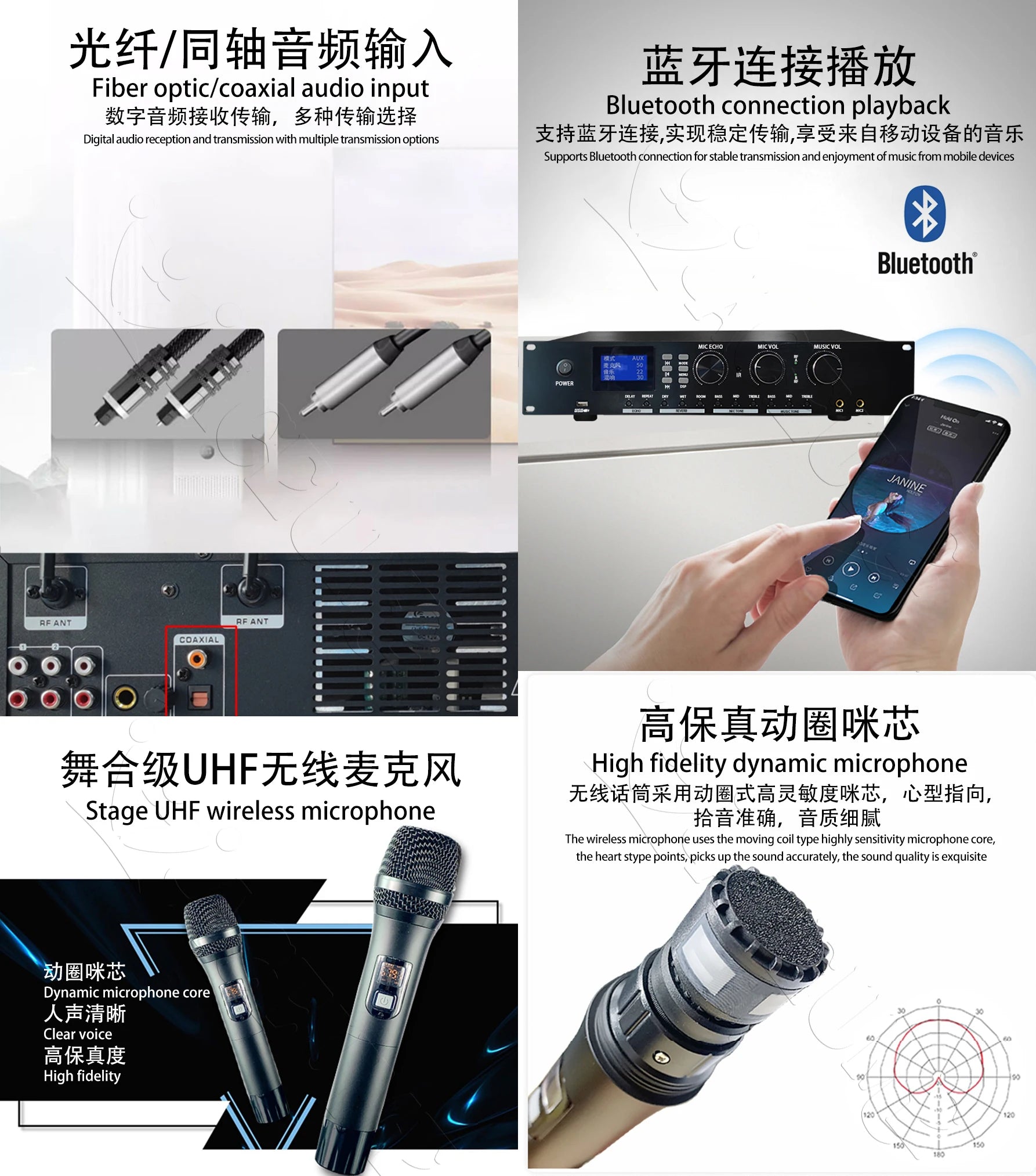 Professional Mixer Amplifier