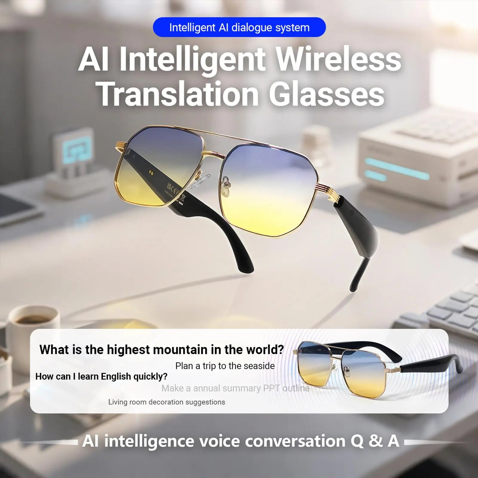 AI Smart Translation Glasses